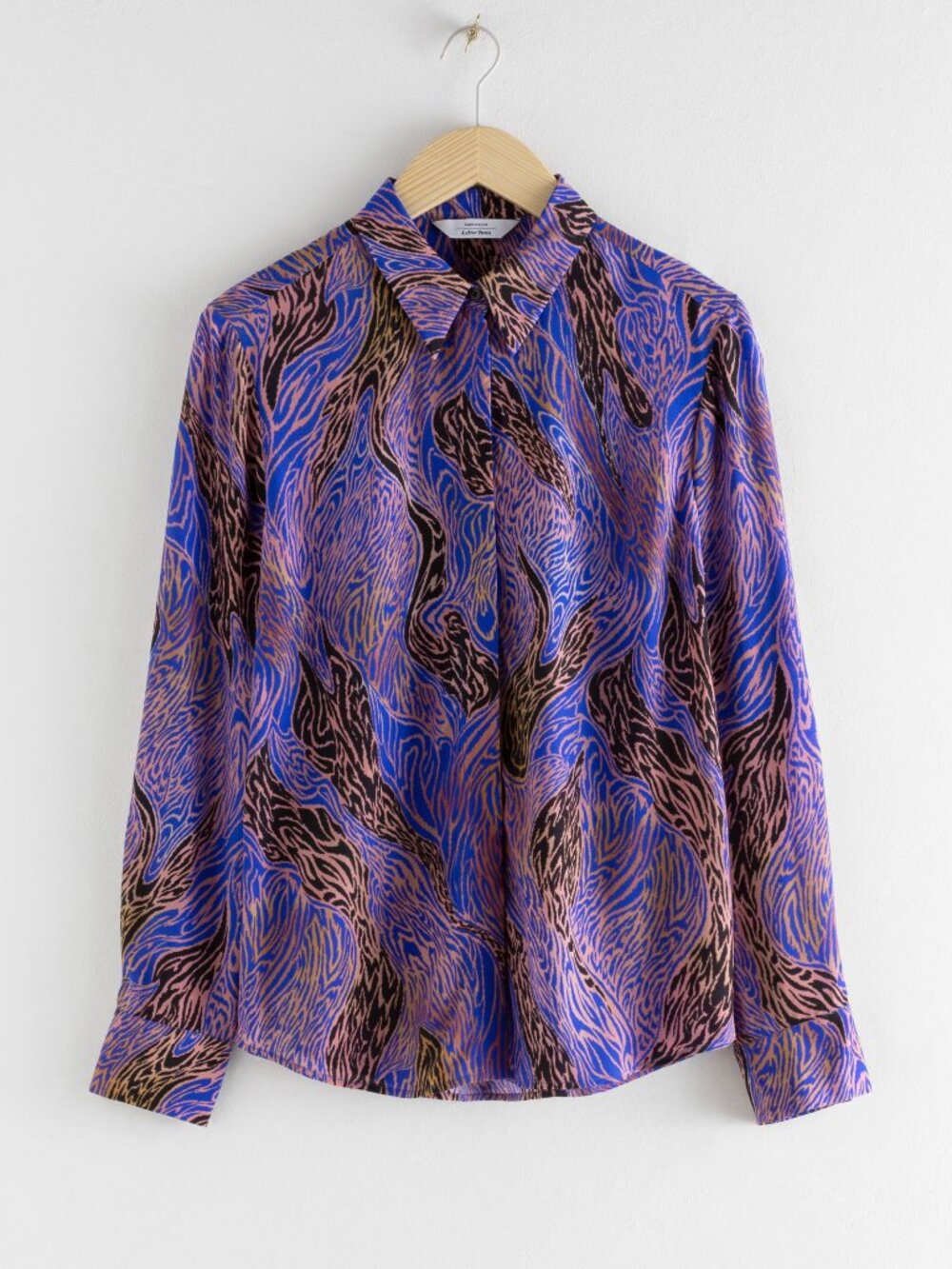 & Other Stories Paris Atelier Abstract Zebra Print in Multi-Color, Size: 8